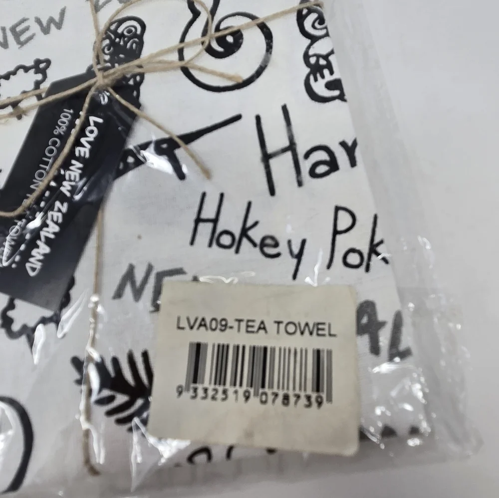 NWT NEW ZEALAND COTTON KITCHEN TOWEL SET OF 2 NATIVE FLOWERS DISH TOWELS DECOR